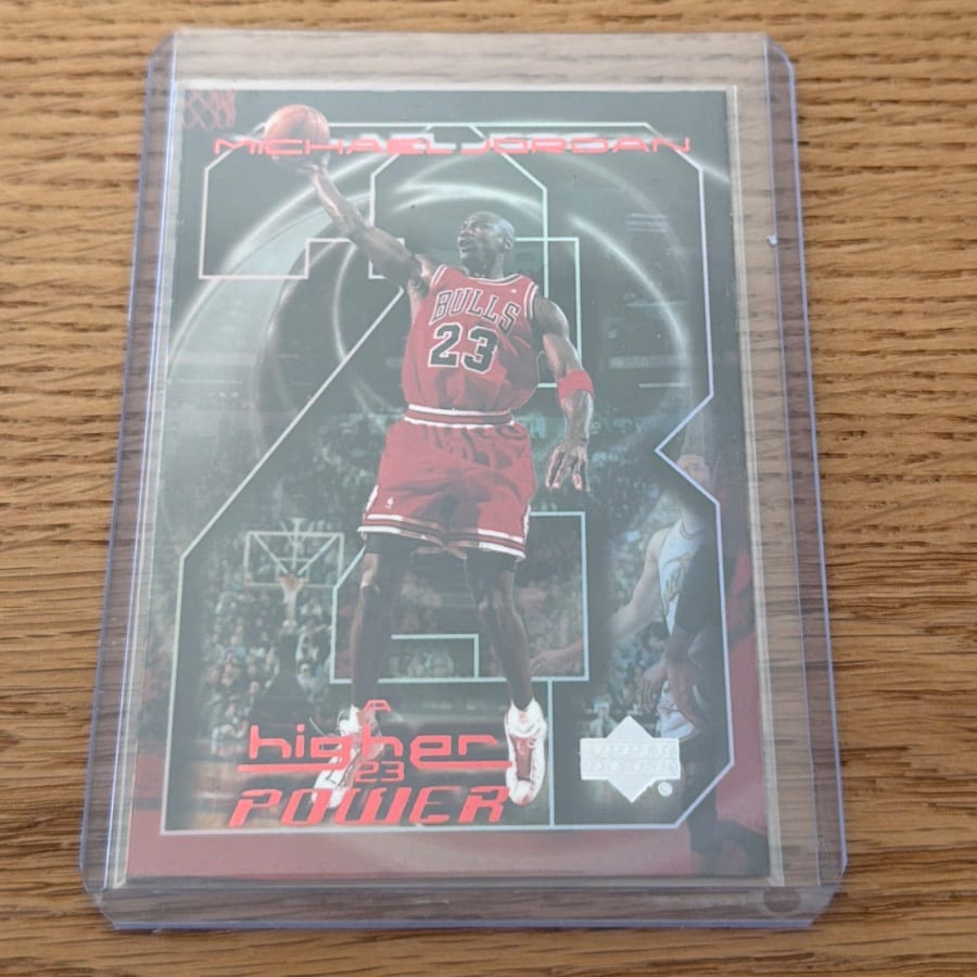 Title: 1999-00 Upper Deck MJ: A Higher Power Michael Jordan #MJ8 Chicago Bulls I