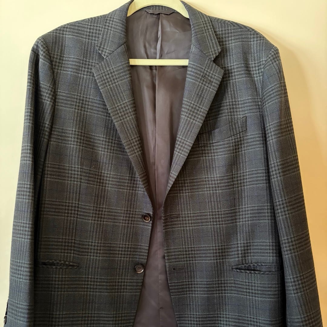 Ermenegildo Zegna Olive Plaid Blazer