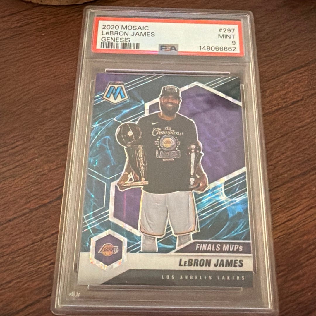 2020 MOSAIC GENESIS LEBRON JAMES PSA 9