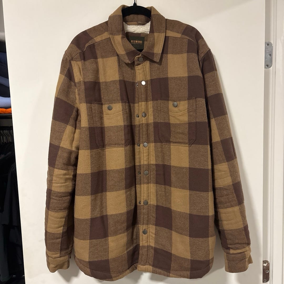 Flannel Sherpa jacket (XL)