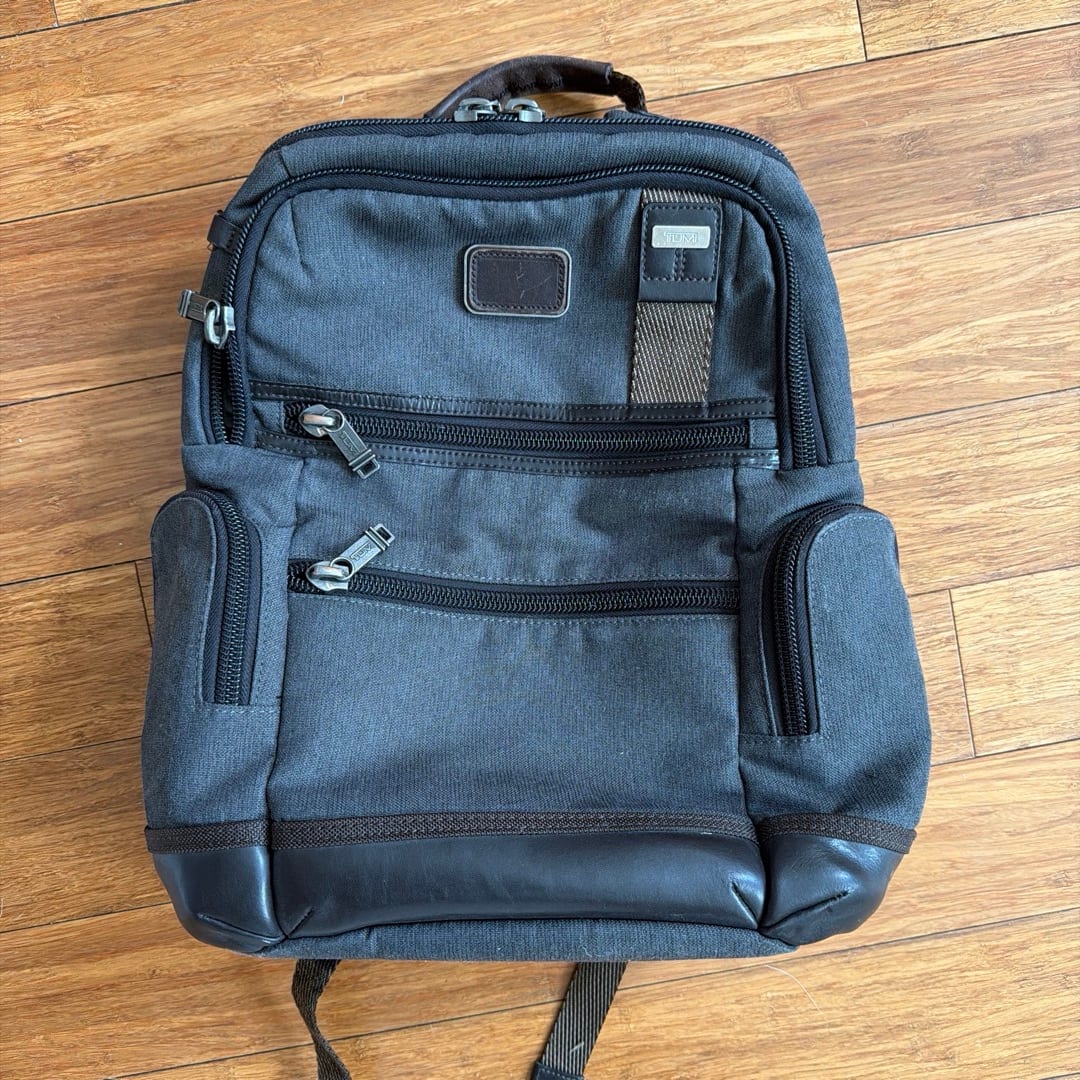 Tumi Parrish Laptop Backpack Ballistic Nylon Grey 2223681
