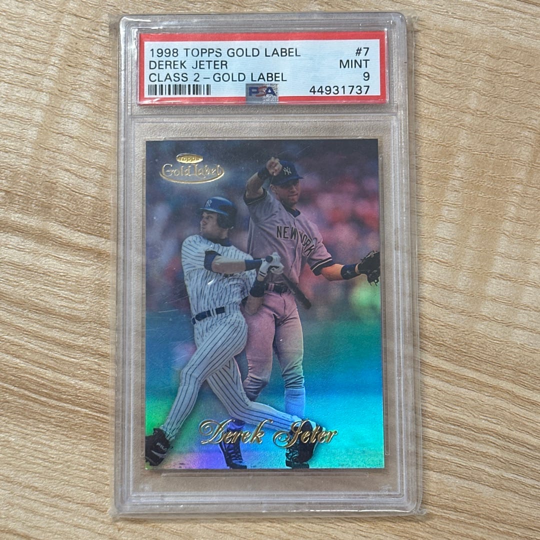 ‘98 Derek Jeter Topps Gold Label PSA 9 Class 2