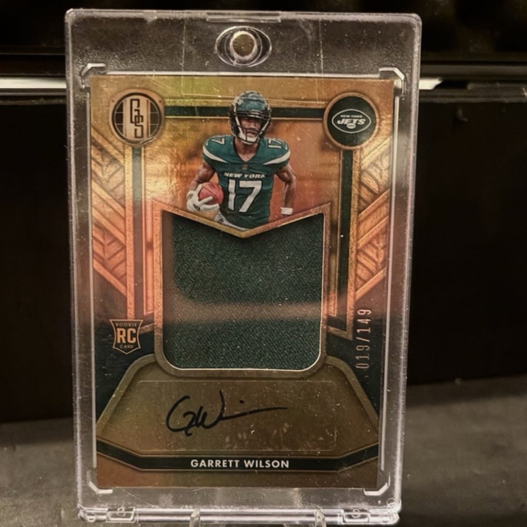 Panini Gold Standard 2022 Garrett Wilson RC Auto Patch /149