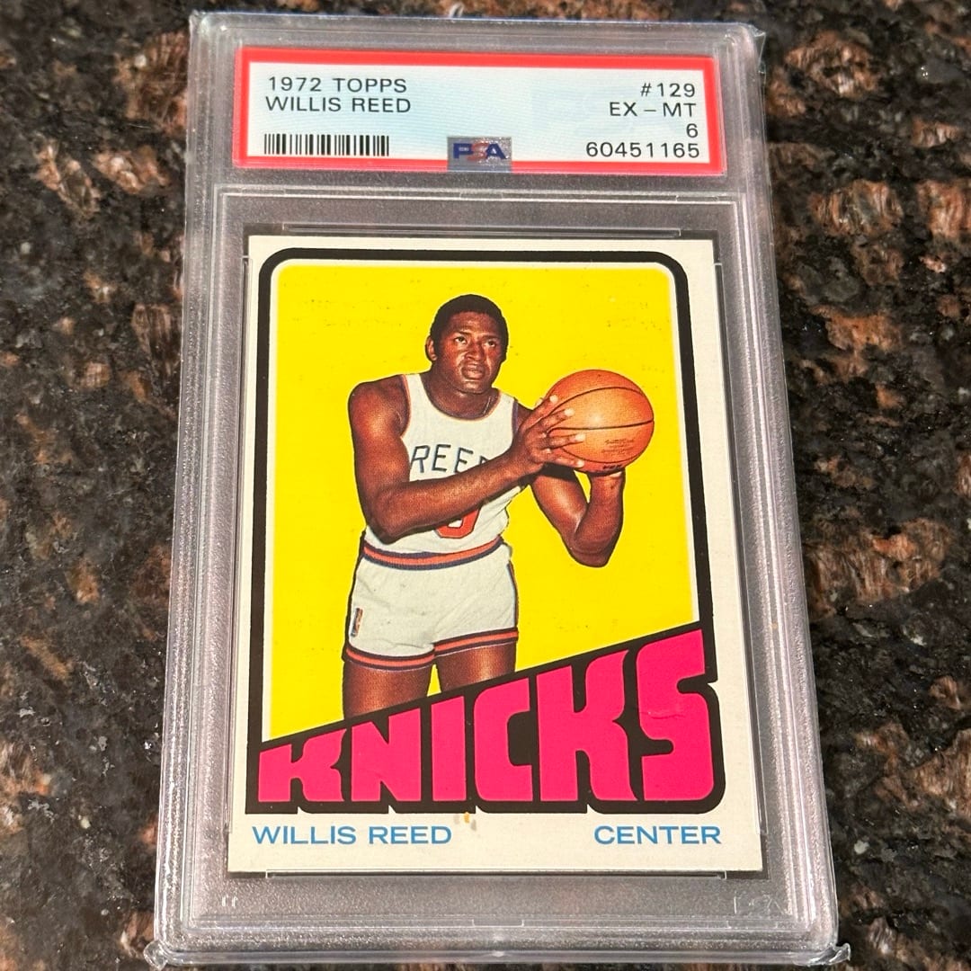 1972 Topps Basketball - Willis Reed PSA 6