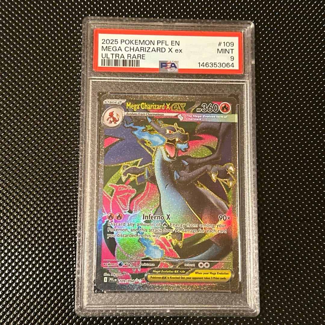 2025 Pokemon PFL EN Mega Charizard X ex Ultra Rare