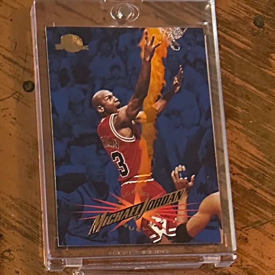Michael Jordan 1995 Stadium Club Chicago Bulls Basketball Card