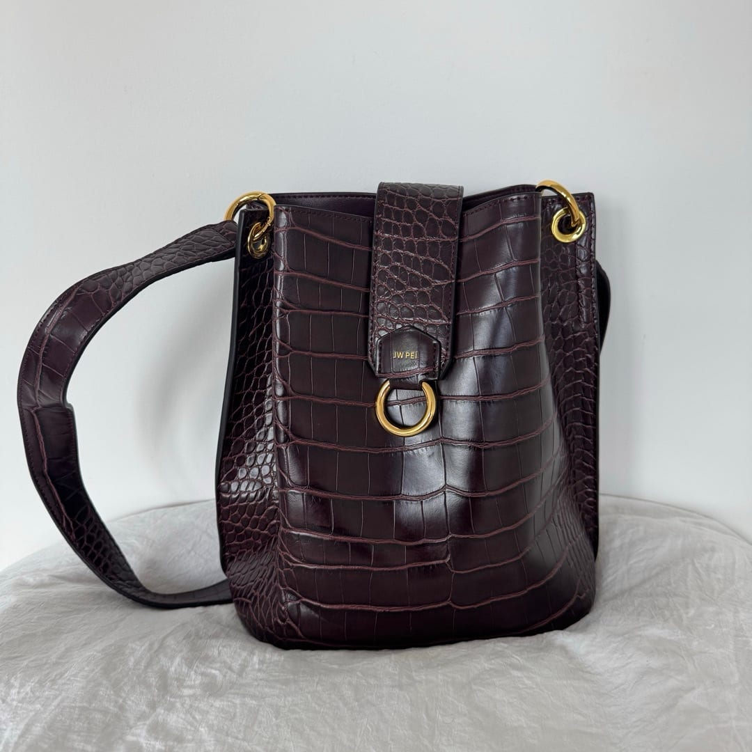 JW Pei Burgundy Purse