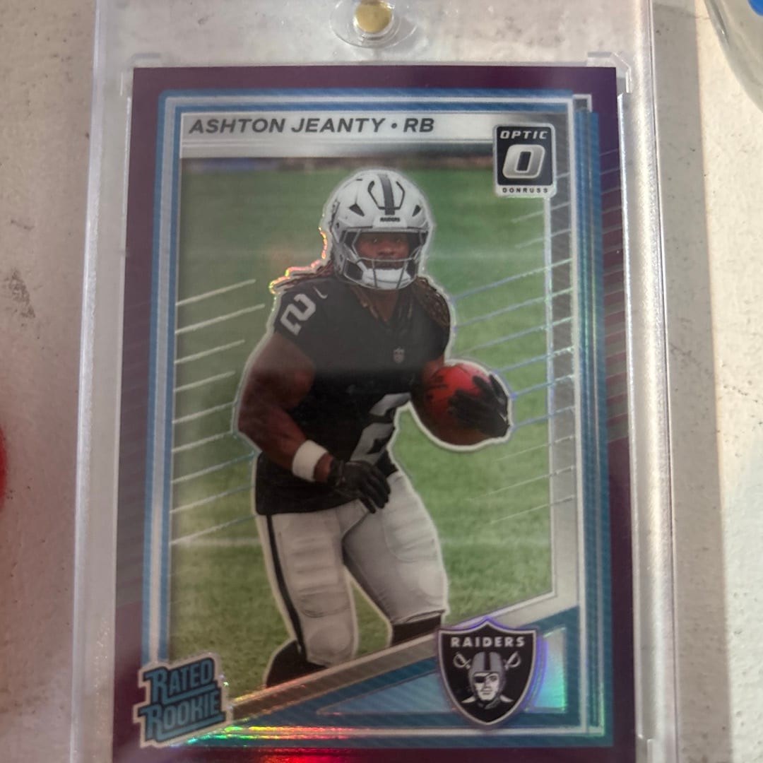 Donruss Optic Ashton Jeanty Rated Rookie /50