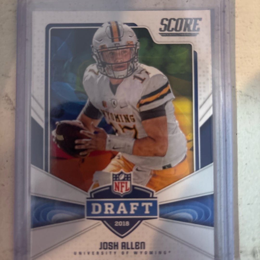 Score NFL Draft 2018 Josh Allen Trading Card