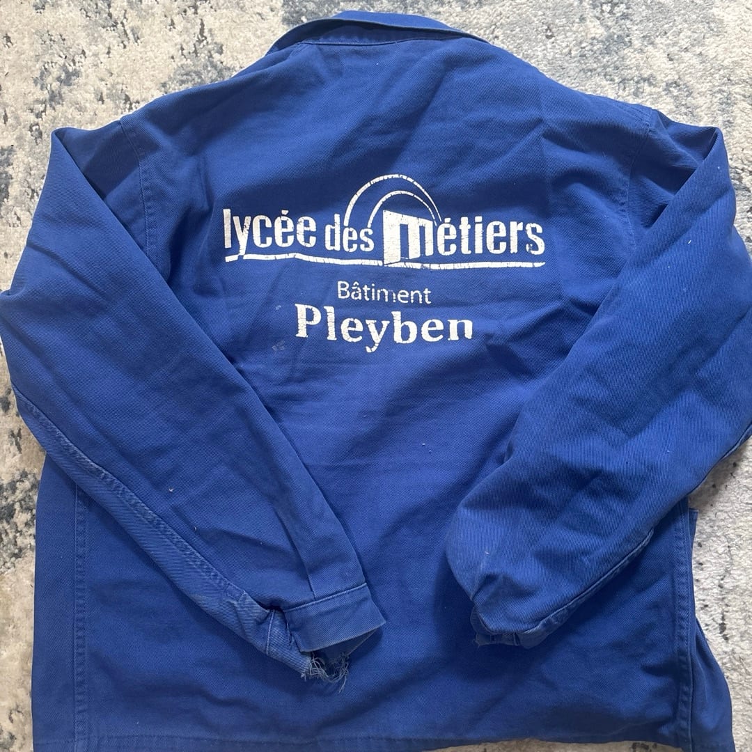 Vintage blue chore jacket - medium