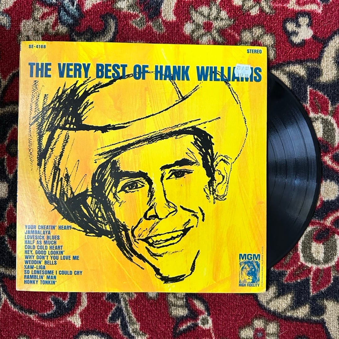 The Very Best of Hank Williams LP 1963