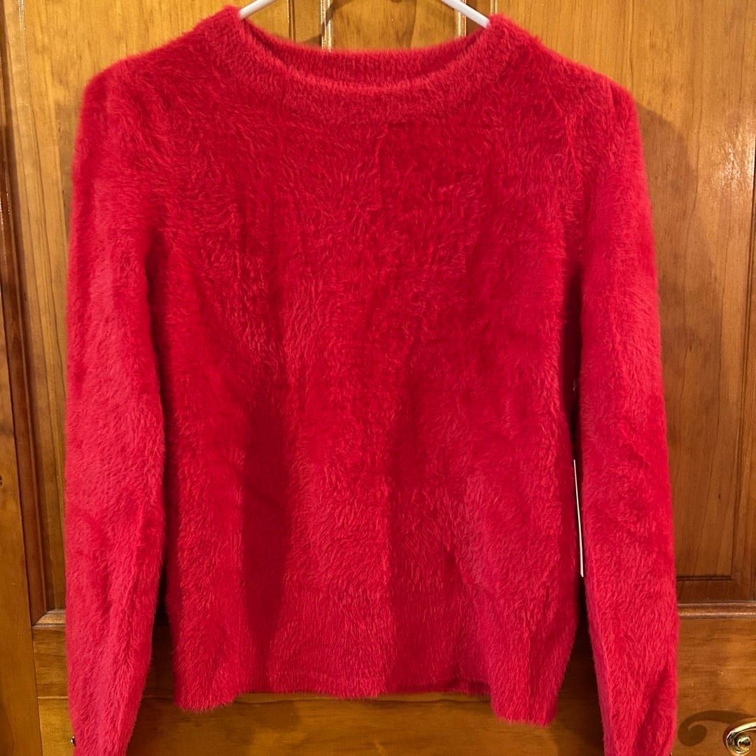 Red Fuzzy XS Sweater