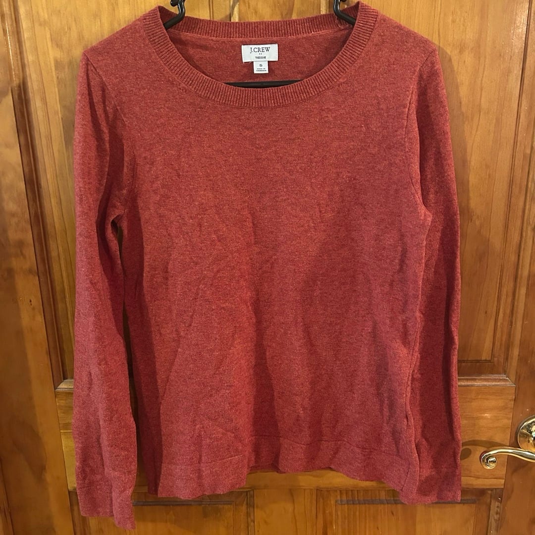 J Crew Burnt Orange Sweater size S